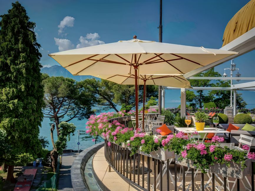 La Terrasse du Petit Palais à Montreux suisse